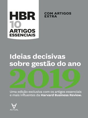 cover image of Ideias decisivas sobre gestão do ano 2019